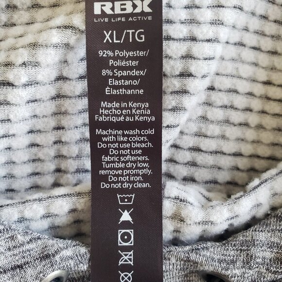 RBX WOMEN'S HOODIE GREY LONG SLEEVE SIZE  X-LARGE - Picture 8 of 9